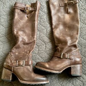 Freebird Cody, Tall Brown Leather Boots